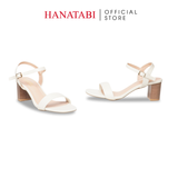 Giày Sandal Nữ Cao Gót 5cm_7cm Hanatabi Quai Ngang Mũi Vuông HậuC Đế TA Bigsize(35-41) Mã HNSDG5F897