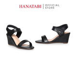 Giày Sandal Nữ Đế Xuồng TA Chống Trơn Cao 7cm Hanatabi Quai Ngang Hậu Xé Trước (35-39)Mã HNSDX7F1245