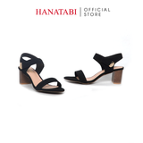 Giày Sandal Nữ Gót Cao 5cm Hanatabi Quai Ngang Hậu Xé Trước Có Khóa Đế TA Chống Trượt Bigsize (35-41) Mã HNSDG5F1176