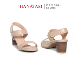 Giày Sandal Nữ Gót Cao 5cm Hanatabi Quai Ngang Hậu Xé Sau Đế TA Bigsize (35-41) Mã HNSDG5F1175