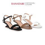 Giày Sandal Nữ Đế Xuồng Cao 5cm Hanatabi Quai Ngang Hậu C Bigisze (35-41) Mã HNSDG5F1261