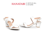 Giày Sandal Nữ Cao Gót 5cm_7cm Hanatabi Quai Ngang Hậu Khóa Sau Đế TA Chống Trơn Trượt Bigsize (35-41) Mã HNSDG7F1203