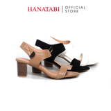 Giày Sandal Nữ Gót Cao 5cm Hanatabi Quai Ngang Hậu Xé Sau Có Khóa Đế TA Chống Trượt Bigsize (35-41) Mã HNSDG5F1177