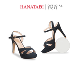 Giày Sandal Nữ Cao Gót 11cm Hanatabi Quai Bảng Chéo Hậu C Đế TA Bigsize (34-41) Mã HNSDG11F892