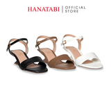 Giày Sandal Nữ Đế Xuồng Cao 5cm Hanatabi Quai Ngang 2 Xếp Hậu C Bigisze (35-41) Mã HNSDG5F1262