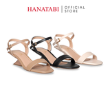 Giày Sandal Nữ Đế Xuồng Cao 5cm Hanatabi Quai Ngang Hậu C Bigisze (35-41) Mã HNSDG5F1261