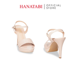 Giày Sandal Nữ Cao Gót 11cm Hanatabi Quai Bảng 2 Xếp Hậu C Đế TA Bigsize (34-41) Mã HNSDG11F935