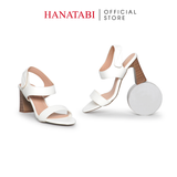Giày Sandal Nữ Gót Cao 7cm Hanatabi Quai Ngang Hậu Xé Sau Đế TA Chống Trượt Bigsize (35-41) Mã HNSDG7F1180