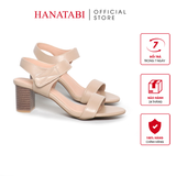 Giày Sandal Nữ Gót Cao 5cm_7cm Hanatabi Quai Ngang Hậu Xé Trước Đế TA Bigsize (35-41) Mã HNSDG5F1174