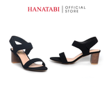 Giày Sandal Nữ Gót Cao 5cm Hanatabi Quai Ngang Hậu Xé Sau Đế TA Bigsize (35-41) Mã HNSDG5F1175