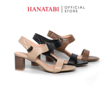 Giày Sandal Nữ Gót Cao 5cm Hanatabi Quai Ngang Hậu Xé Sau Có Khóa Đế TA Chống Trượt Bigsize (35-41) Mã HNSDG5F1177