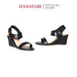 Giày Sandal Nữ Đế Xuồng TA Cao 7cm Hanatabi Quai Ngang Hậu Xé Sau Có Khóa (35-39) Mã HNSDX7F1251