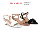 Giày Sandal Nữ Đế Xuồng Cao 5cm Hanatabi Quai Ngang 1 Xếp Hậu C Bigisze (35-41) Mã HNSDG5F1263
