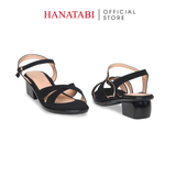Giày Sandal Nữ Đế PU Siêu Nhẹ Cao 5cm Hanatabi Quai Chéo Hậu C (35-42) Mã HNSDG5F1269