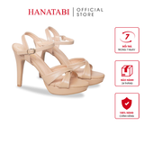 Giày Sandal Nữ Cao Gót 11cm Hanatabi Quai Bảng Chéo Hậu C Đế TA Bigsize (34-41) Mã HNSDG11F892