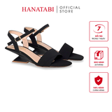 Giày Sandal Nữ Đế Xuồng Cao 5cm Hanatabi Quai Ngang 1 Xếp Hậu C Bigisze (35-41) Mã HNSDG5F1263