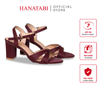 Giày Sandal Nữ Cao Gót 3cm_5cm_7cm Hanatabi Quai Chéo Hậu C Đế TA Bigsize (35-41) Mã HNSDG7F1010