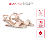 Giày Sandal Nữ Đế Xuồng Cao 5cm Hanatabi Quai Ngang 2 Xếp Hậu C Bigisze (35-41) Mã HNSDG5F1262