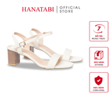 Giày Sandal Nữ Cao Gót 5cm_7cm Hanatabi Quai Ngang Mũi Vuông HậuC Đế TA Bigsize(35-41) Mã HNSDG5F897