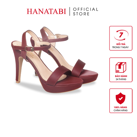 Giày Sandal Nữ Cao Gót 11cm Hanatabi Quai Bảng Ngang Hậu C Đế TA Bigsize (34-41) Mã HNSDG11F927