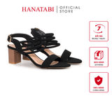 Giày Sandal Nữ Cao Gót 5cm_7cm Hanatabi Quai Ngang Hậu Khóa Sau Đế TA Bigsize (35-41) Mã HNSDG5F1235