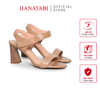 Giày Sandal Nữ Gót Cao 7cm Hanatabi Quai Ngang Hậu Xé Trước Đế TA Chống Trượt Bigsize (35-41) Mã HNSDG7F1181