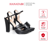 Giày Sandal Nữ Cao Gót 12cm Hanatabi Quai Ngang Hậu C Đế TA Cao Cấp Bigsize (35-39) Mã HNSDG12F1247