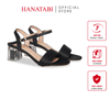 Giày Sandal Nữ Cao Gót Mika 5cm_7cm Hanatabi Quai 1 Xếp Mũi Vuông Đế TA Bigsize (35-41) Mã HNSDG885