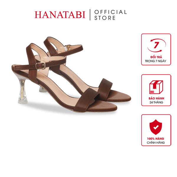 Giày Sandal Nữ Cao Gót Nhọn Mika 7cm Hanatabi Quai Ngang Hậu C Đế TA Bigsize (35-41) Mã HNSDG57F1237