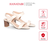 Giày Sandal Nữ Gót Cao 5cm_7cm Hanatabi Quai Ngang Hậu Xé Trước Đế TA Bigsize (35-41) Mã HNSDG5F1174