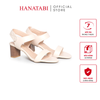 Giày Sandal Nữ Gót Cao 5cm Hanatabi Quai Ngang Hậu Xé Sau Đế TA Bigsize (35-41) Mã HNSDG5F1175