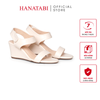 Giày Sandal Nữ Đế Xuồng TA Chống Trơn Cao 7cm Hanatabi Quai Ngang Hậu Xé Sau (35-39) Mã HNSDX7F1244