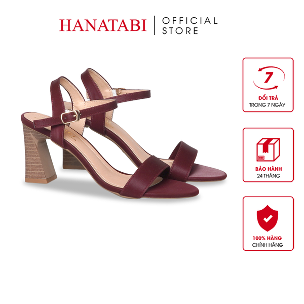 Giày Sandal Nữ Cao Gót 5cm_7cm Hanatabi Quai Ngang HậuC Đế TA Cao Cấp Bigsize (35-41)Mã HNSDG57F1060