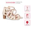 Giày Sandal Nữ Cao Gót 5cm_7cm Hanatabi QuaiĐan Khóa Kéo ĐếTA Cao Cấp Bigsize (35-41) Mã HNSDK7F1034