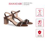 Giày Sandal Nữ Cao Gót 5cm_7cm Hanatabi Quai Ngang Hậu C Đế TA Cao Cấp Bigsize (35-41) Mã HNSDG5F878