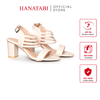 Giày Sandal Nữ Cao Gót 7cm Hanatabi Quai Ngang Hậu Khóa Sau Đế TA Bigsize (35-41) Mã HNSDG7F1236