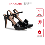 Giày Sandal Nữ Cao Gót 11cm Hanatabi Quai Bảng 1 Xếp Hậu C Đế TA Bigsize (34-41) Mã HNSDG11F933