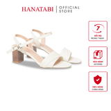 Giày Sandal Nữ Cao Gót 5cm_7cm Hanatabi Quai 1 Xếp Mũi Vuông HậuC Đế TA Bigsize (35-41) Mã HNSDG5F896