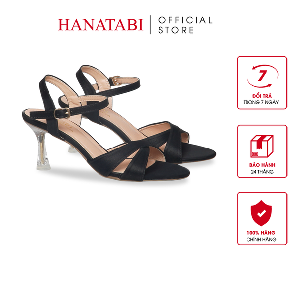 Giày Sandal Nữ Cao Gót Nhọn Mika 7cm Hanatabi Quai Chéo Hậu C Đế TA Bigsize (35-41) Mã HNSDG57F1236