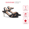 Giày Sandal Nữ Cao Gót Nhọn Mika 7cm Hanatabi Quai Chéo Hậu C Đế TA Bigsize (35-41) Mã HNSDG57F1236