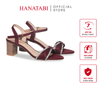 Giày Sandal Nữ Cao Gót 5cm_7cm Hanatabi Quai Ngang Hậu C Đế TA Cao Cấp Bigsize (35-41) Mã HNSDG5F878