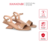 Giày Sandal Nữ Đế Xuồng Cao 5cm Hanatabi Quai Ngang 1 Xếp Hậu C Bigisze (35-41) Mã HNSDG5F1263