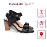Giày Sandal Nữ Gót Cao 7cm Hanatabi Quai Ngang Hậu Xé Trước Đế TA Chống Trượt Bigsize (35-41) Mã HNSDG7F1181