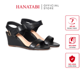 Giày Sandal Nữ Đế Xuồng TA Cao 7cm Hanatabi Quai Ngang Hậu Trước Có Khóa (35-39) Mã HNSDX7F1252