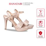 Giày Sandal Nữ Cao Gót 11cm Hanatabi Quai Bảng 1 Xếp Hậu C Đế TA Bigsize (34-41) Mã HNSDG11F933
