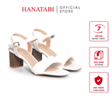Giày Sandal Nữ Cao Gót 5cm_ 7cm Hanatabi Quai 2 Xếp Mũi Vuông Hậu C Đế TA Bigsize (35-41) Mã HNSDG7F1075