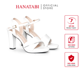 Giày Sandal Nữ Cao Gót 10cm Hanatabi Quai Ngang Hậu C Đế TA Cao Cấp Bigsize (35-39) Mã HNSDG10F1246