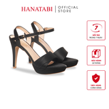 Giày Sandal Nữ Cao Gót 11cm Hanatabi Quai Bảng 2 Xếp Hậu C Đế TA Bigsize (34-41) Mã HNSDG11F935