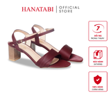Giày Sandal Nữ Cao Gót 5cm_7cm Hanatabi Quai 2 Xếp Mũi Vuông HậuC Đế TA Bigsize(35-41) Mã HNSDG5F898