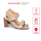 Giày Sandal Nữ Gót Cao 7cm Hanatabi Quai Ngang Hậu Xé Sau Đế TA Chống Trượt Bigsize (35-41) Mã HNSDG7F1180
